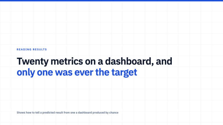 Why the Best Metric on a Dashboard Is Rarely the Real Story