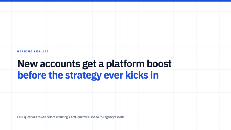 New Accounts Get a Head Start the Case Study Doesn't Mention