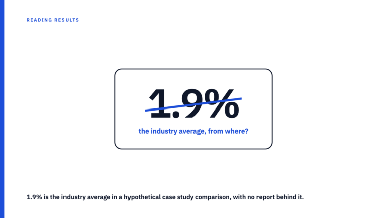 The Industry Average Has No Source? Treat It as Anonymous
